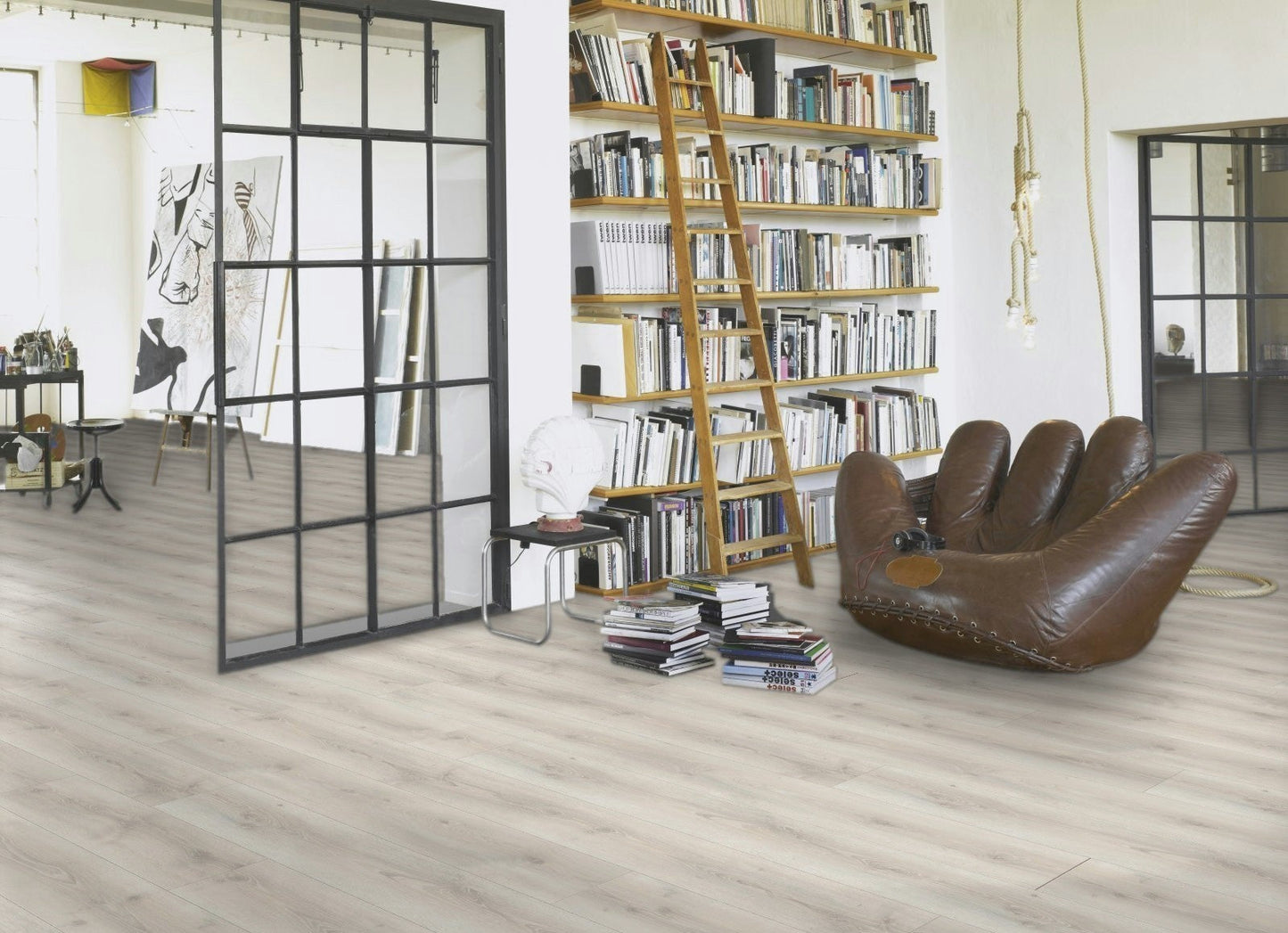 Oak Askada White Limed - Basic 600 4V 8mm AC4/Class 32 Chateau Plank XXL