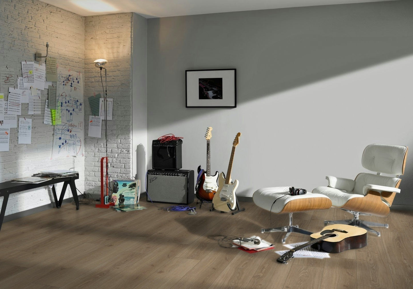 Oak Studioline Macchiato - Basic 600 4V 8mm AC4/Class 32 Wide Plank
