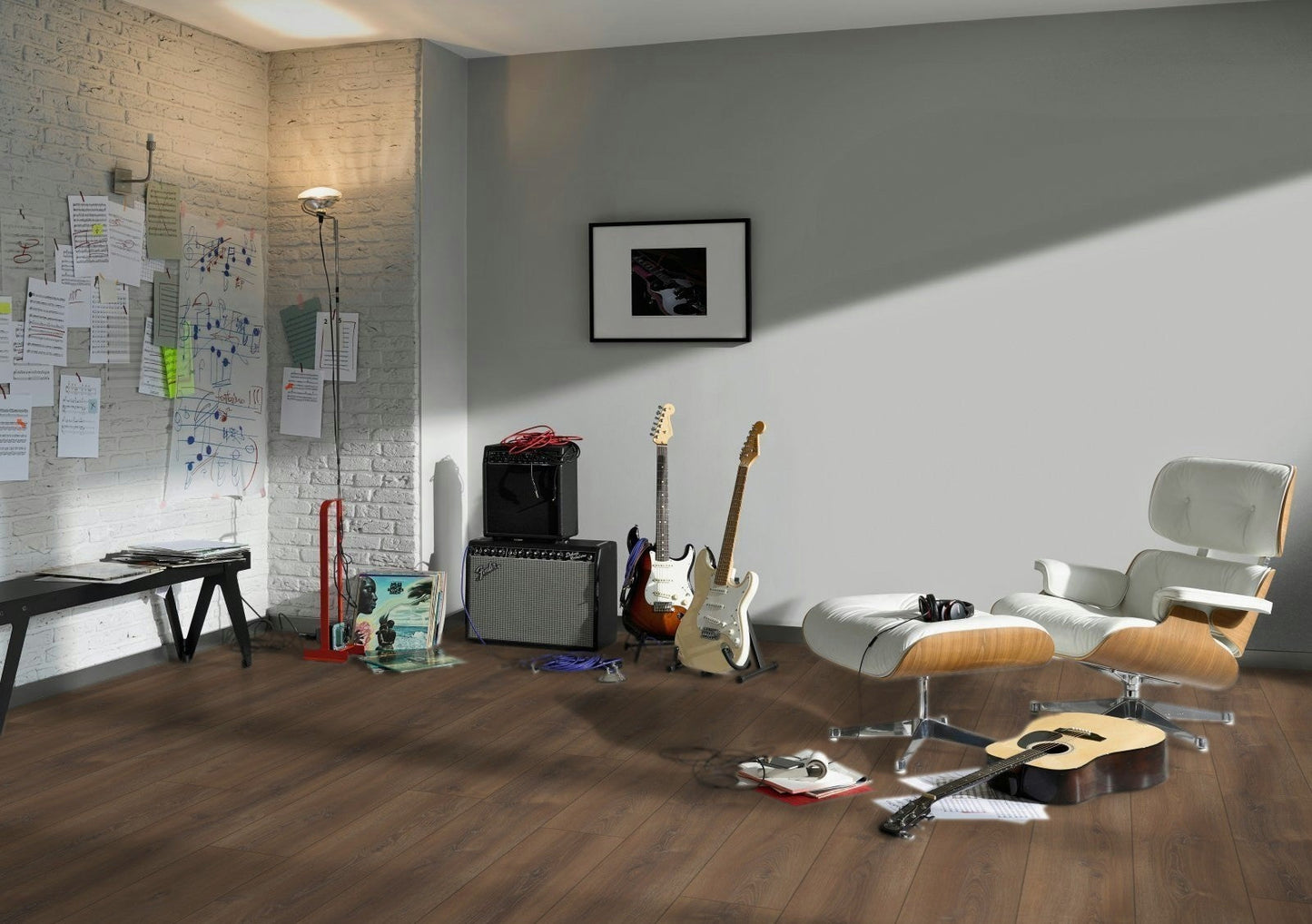 Oak Montana Limed - Basic 600 4V 8mm AC4/Class 32 Chateau Plank XXL