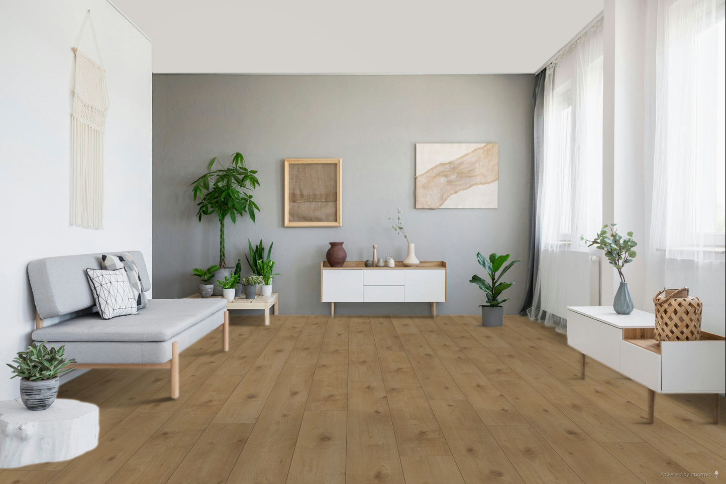 Oak Everglade Natural - Trendtime 6 Chateau plank XXL 4V AC5/Class 33 (Heavy Commercial)