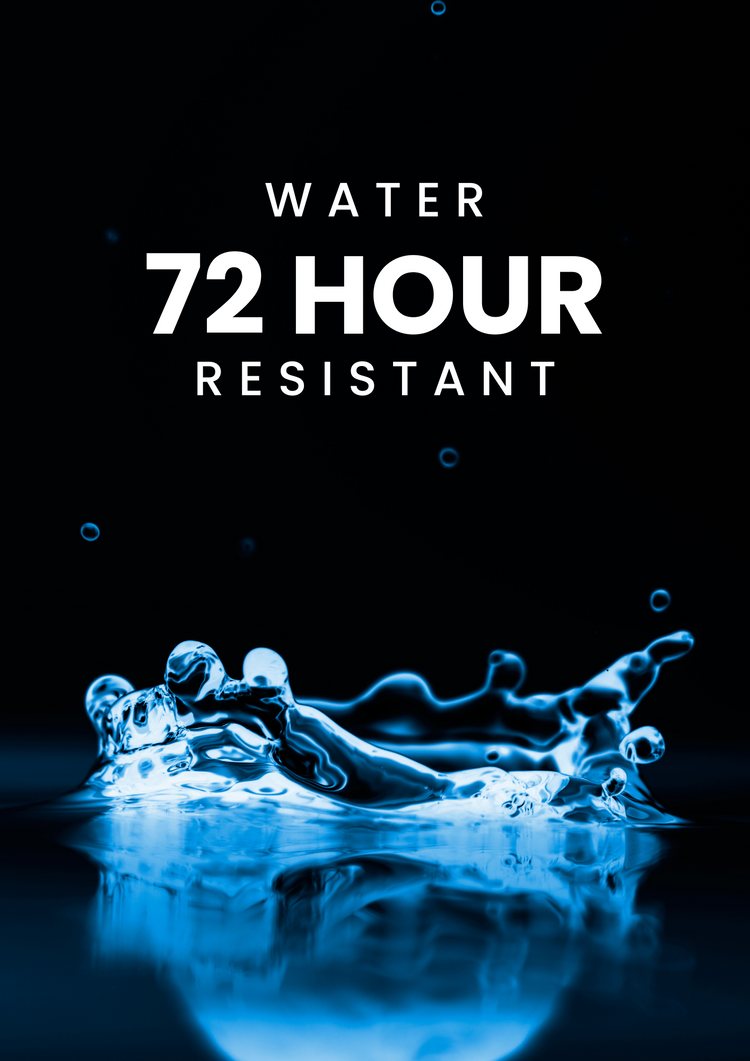 72hr Water Resistant